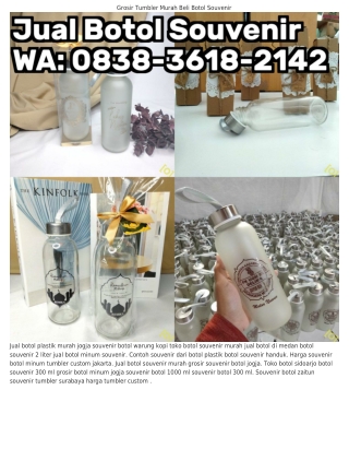 grosir tumbler murah beli botol souvenir