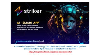 Striker App Review - Striker App OTO