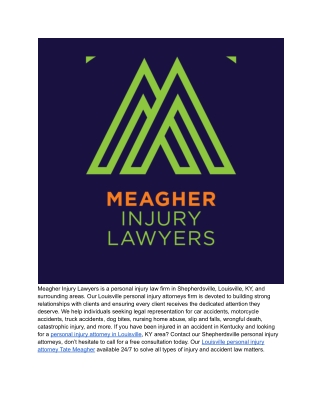Meagher Injury Lawyers