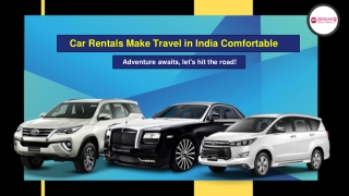 Car Rentals Make Travel in India Comfortable
