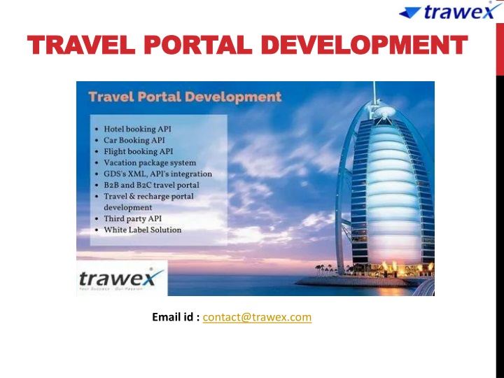 travel portal development