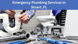 Emergency Plumbing Services in Stuart ,FL