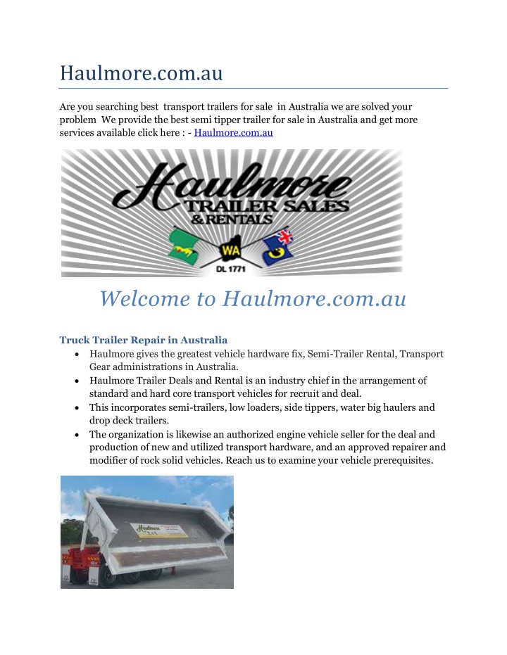 haulmore com au