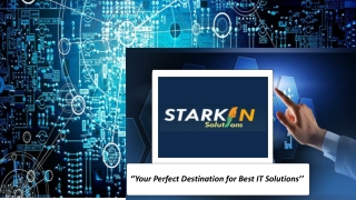 StarkIn Solutions: Your Perfect Destination for Best IT Solutions.