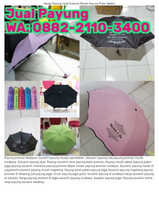 0882·2II0·ЗᏎ00 (WA) Souvenir Payung Namanya Payung Souvenir Murah Bandung
