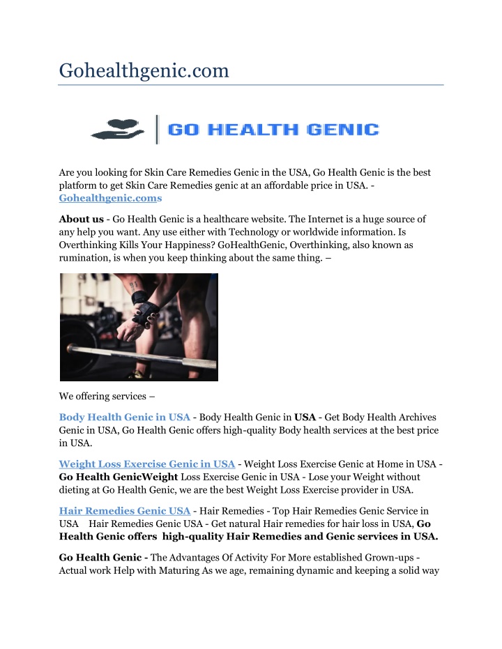 gohealthgenic com