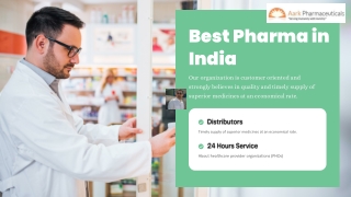 Best Pharma in India