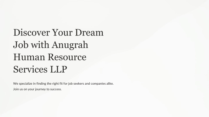 discover your dream job with anugrah human
