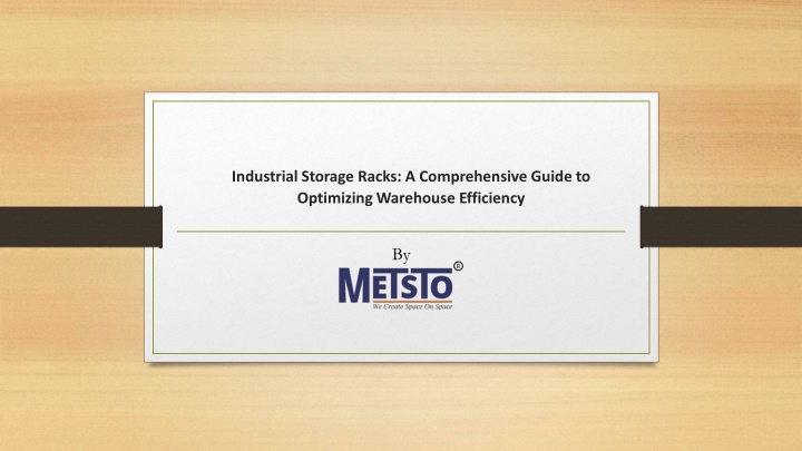 industrial storage racks a comprehensive guide to optimizing warehouse efficiency