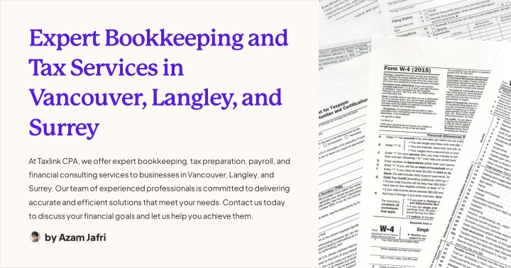 expert bookkeeping and tax services in vancouver