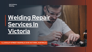 Welding Repair Services In Victoria