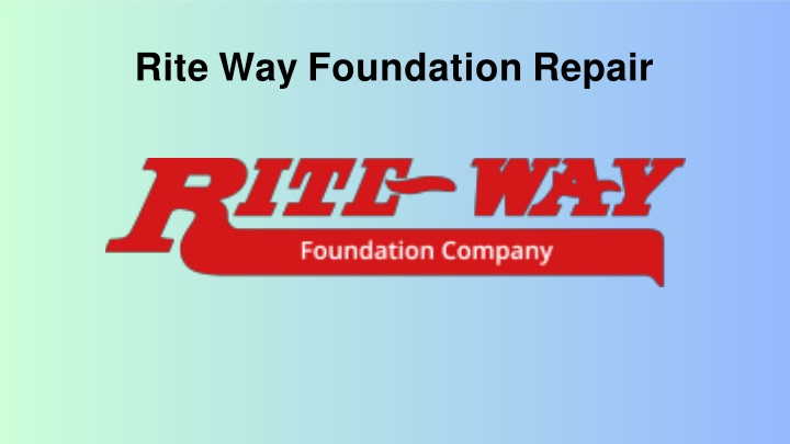 rite way foundation repair
