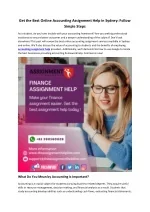 Managerial Accounting Assignment Help - slide 1