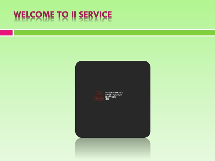 welcome to ii service