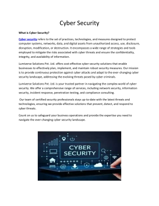 cyber security