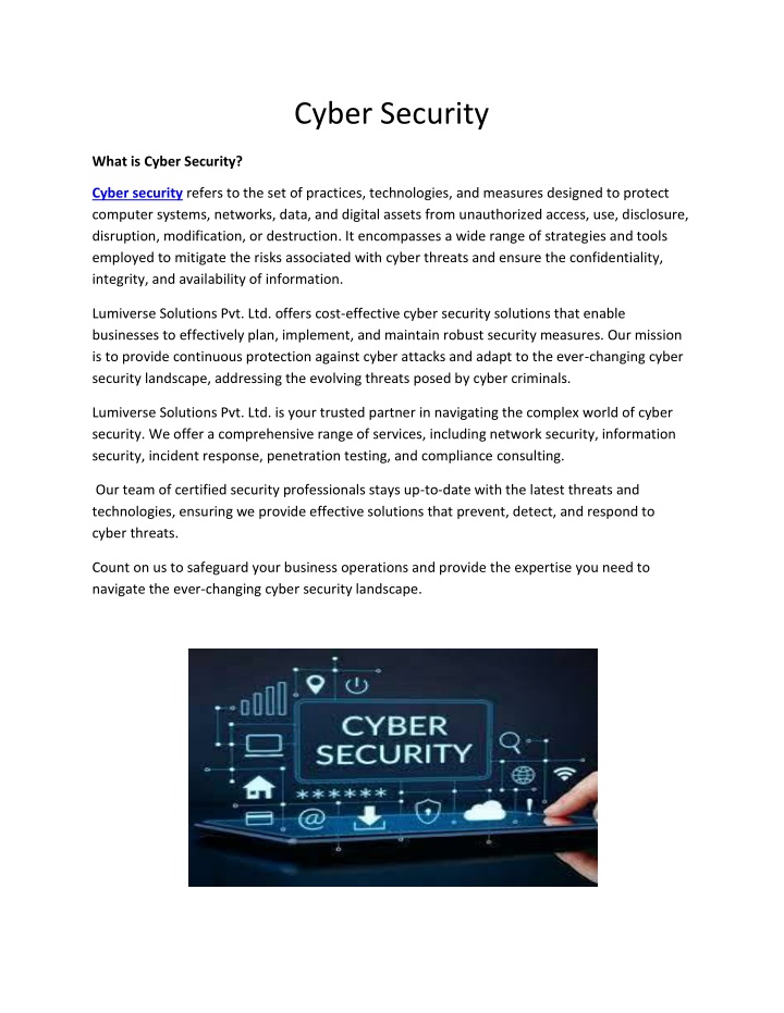 cyber security