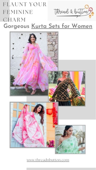 Shop Gorgeous Kurta Sets for Women