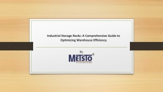 Industrial Storage Racks A Comprehensive Guide to Optimizing Warehouse Efficiency