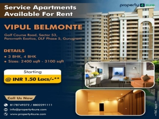 Vipul Belmonte - Service Apartment in Gurgaon