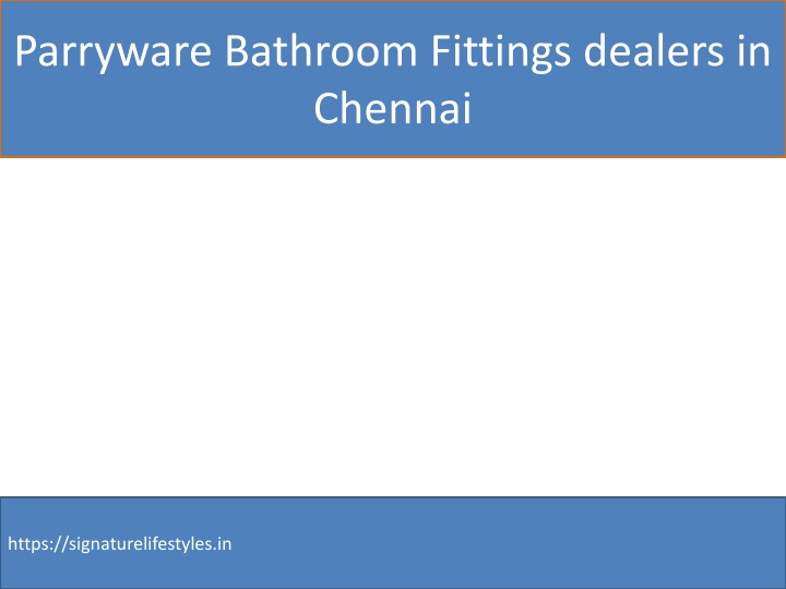 parryware bathroom fittings dealers in chennai