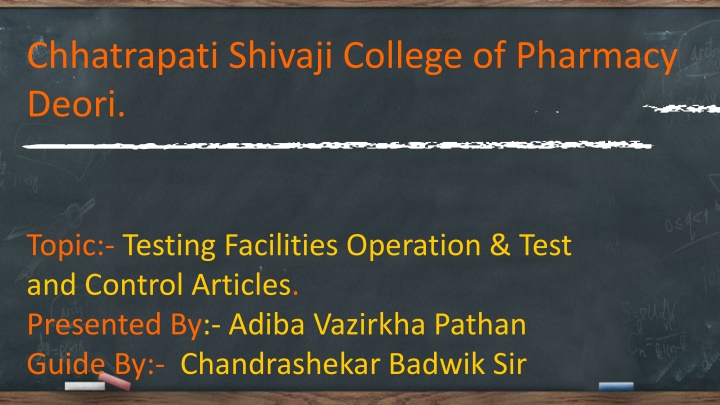 c h h a t rapati shivaji college of pharmacy
