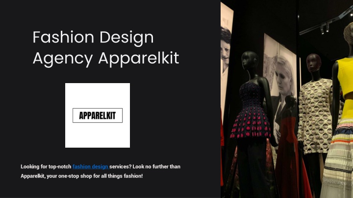 fashion design agency apparelkit