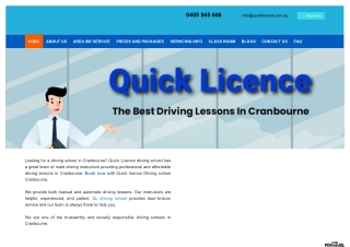 Affordable Driving Lessons in Cranbourne: What You Need to Know