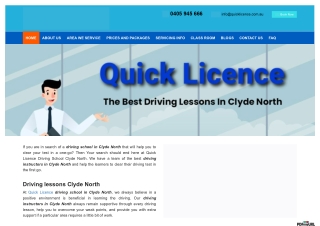 Affordable Driving Lessons in Clyde North: Start Your Journey Today