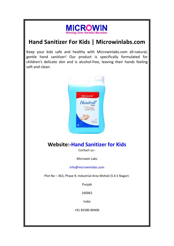 hand sanitizer for kids microwinlabs com