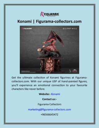 Konami  Figurama-collectors