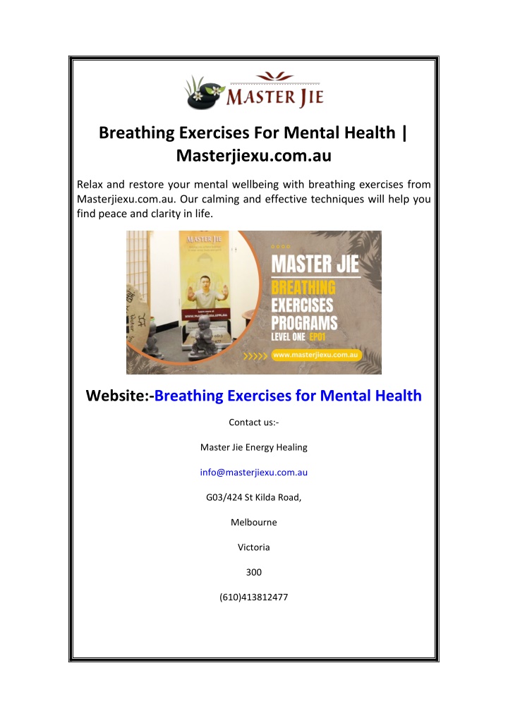 breathing exercises for mental health masterjiexu