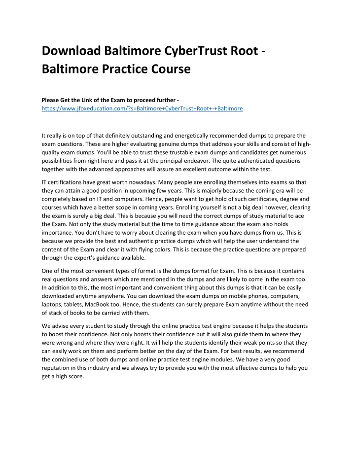 download baltimore cybertrust root baltimore