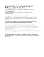 ExactGo Daddy Root Certificate Authority - G2 - GoDaddy.com, Inc. Practice Cours - slide 1