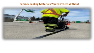 5 crack sealing materials you can t live without