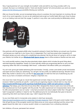 20 Things You Should Know About Jerseys Sale