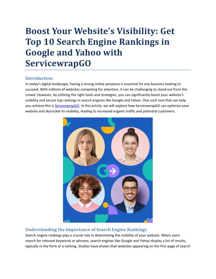 boost your website s visibility get top 10 search