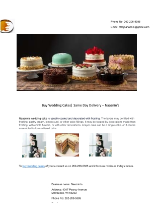 Buy Wedding Cakes