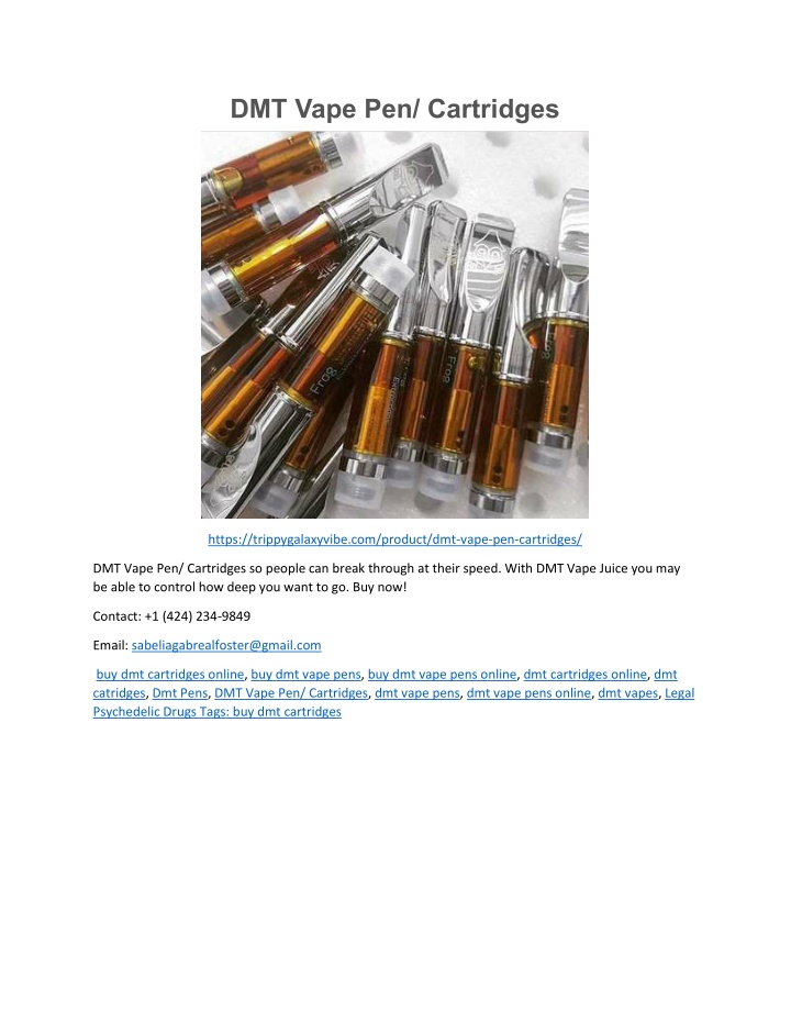 PPT - DMT Vape Pen PowerPoint Presentation, Free Download - ID:12248713