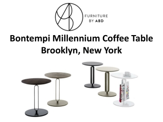 Bontempi Millennium Coffee Table Brooklyn, New York
