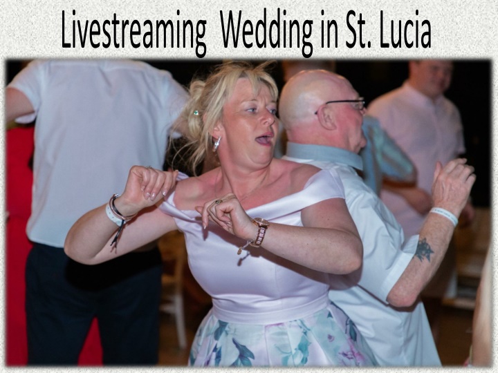 livestreaming wedding in st lucia