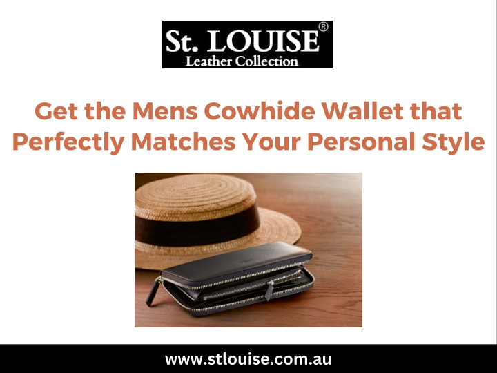 get the mens cowhide wallet that perfectly