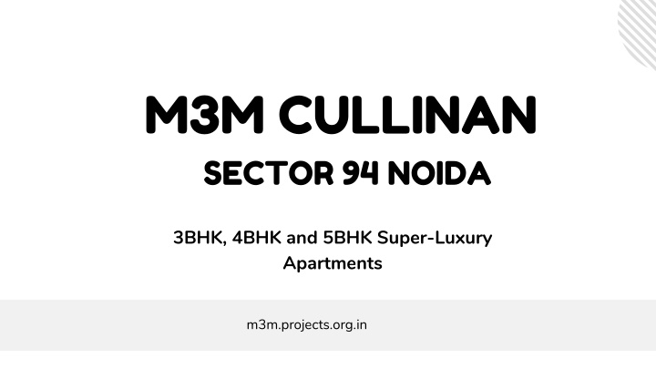 m3m cullinan sector 94 noida