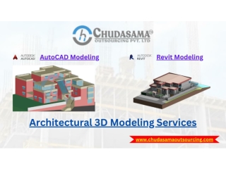 Architectural 3D Modeling Services | Chudasama Outsourcing