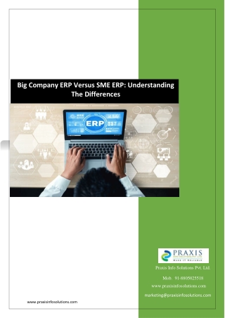 big company erp versus sme erp understanding