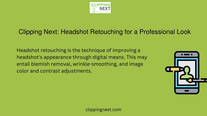 clipping next headshot retouching