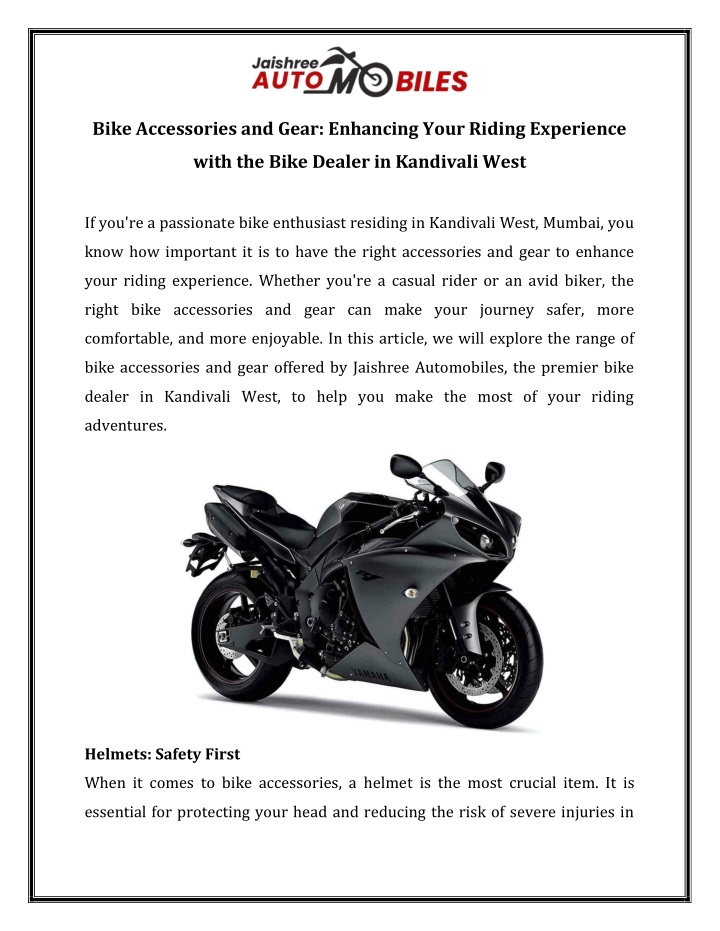 bike accessories and gear enhancing your riding