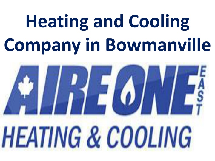 heating and cooling company in bowmanville