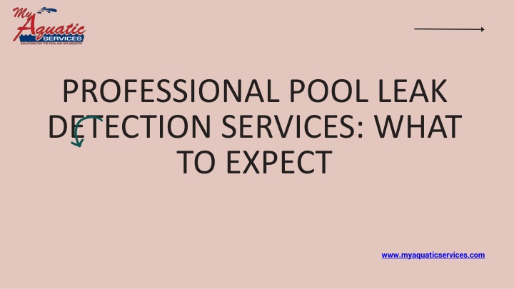 professional pool leak detection services what