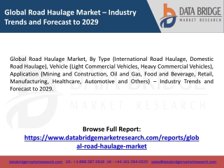 Global Road Haulage Market