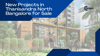Modern Living Spaces: New Projects for Sale in Thanisandra, North Bangalore